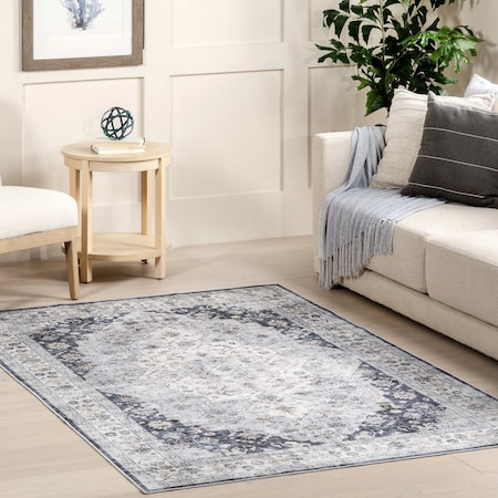 Nuloom Casey Persian Spill Proof Machine Washable Area Rug 4ft x 6ft BIJL06A-406